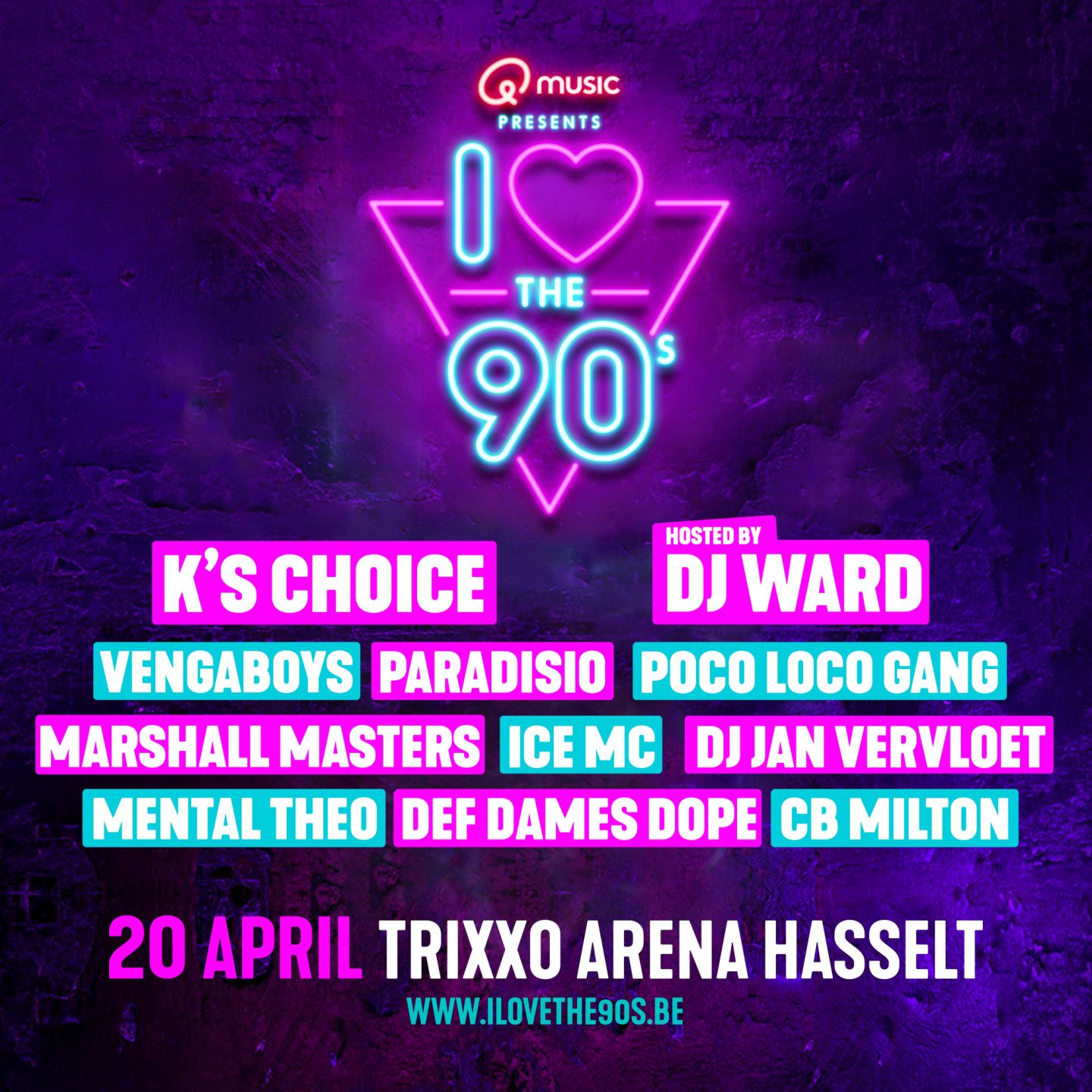 🚨BREAKING NEWS! 🚨  De line-up voor &lsquo;I love the 90&rsquo;s &ndash; The party 2024' is compleet!