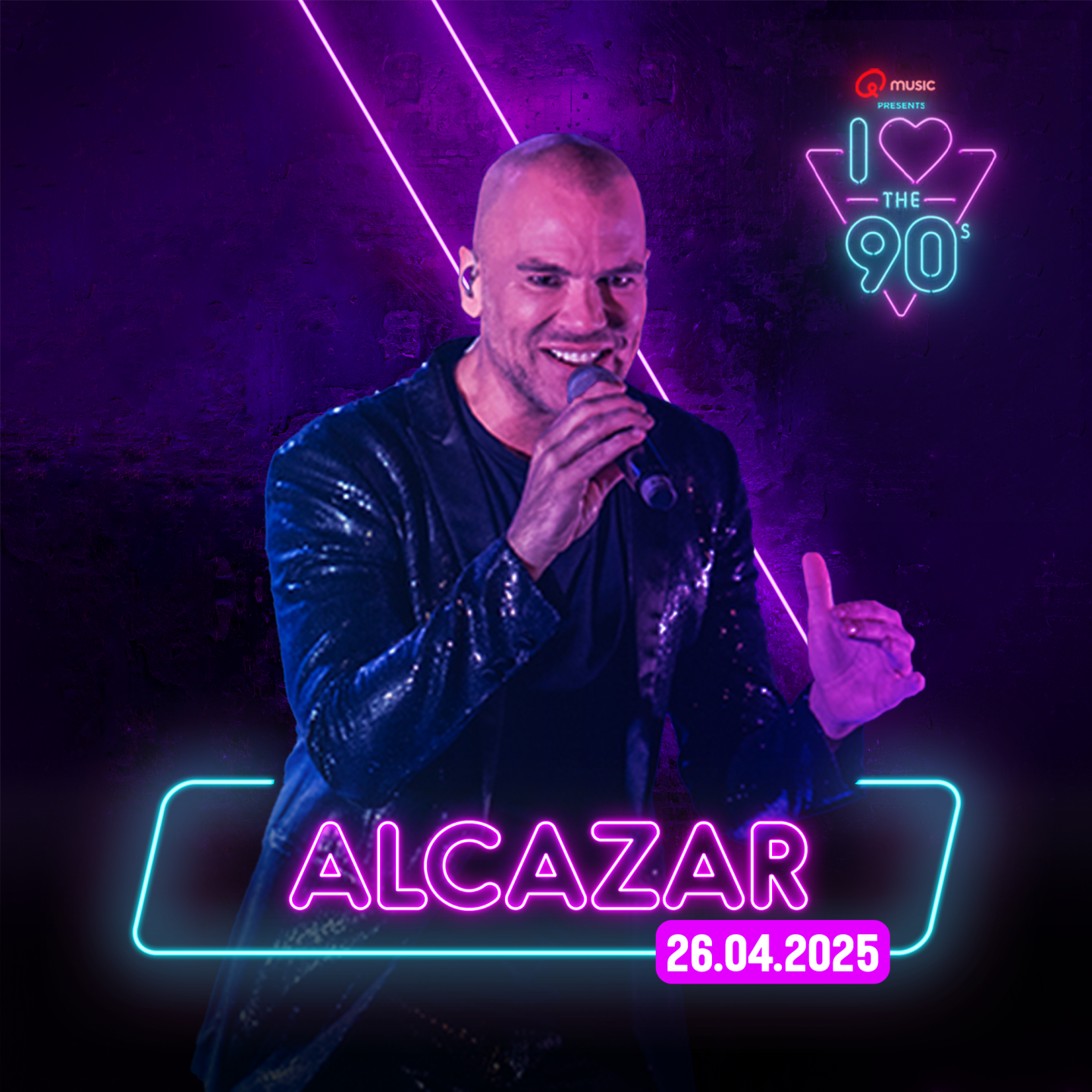 The wait is over, our first name is here!💥 Get ready to dance the night away with the iconic Alcazar!🎶 Hits, nostalgia, and pure 90&rsquo;s vibes await🕺
