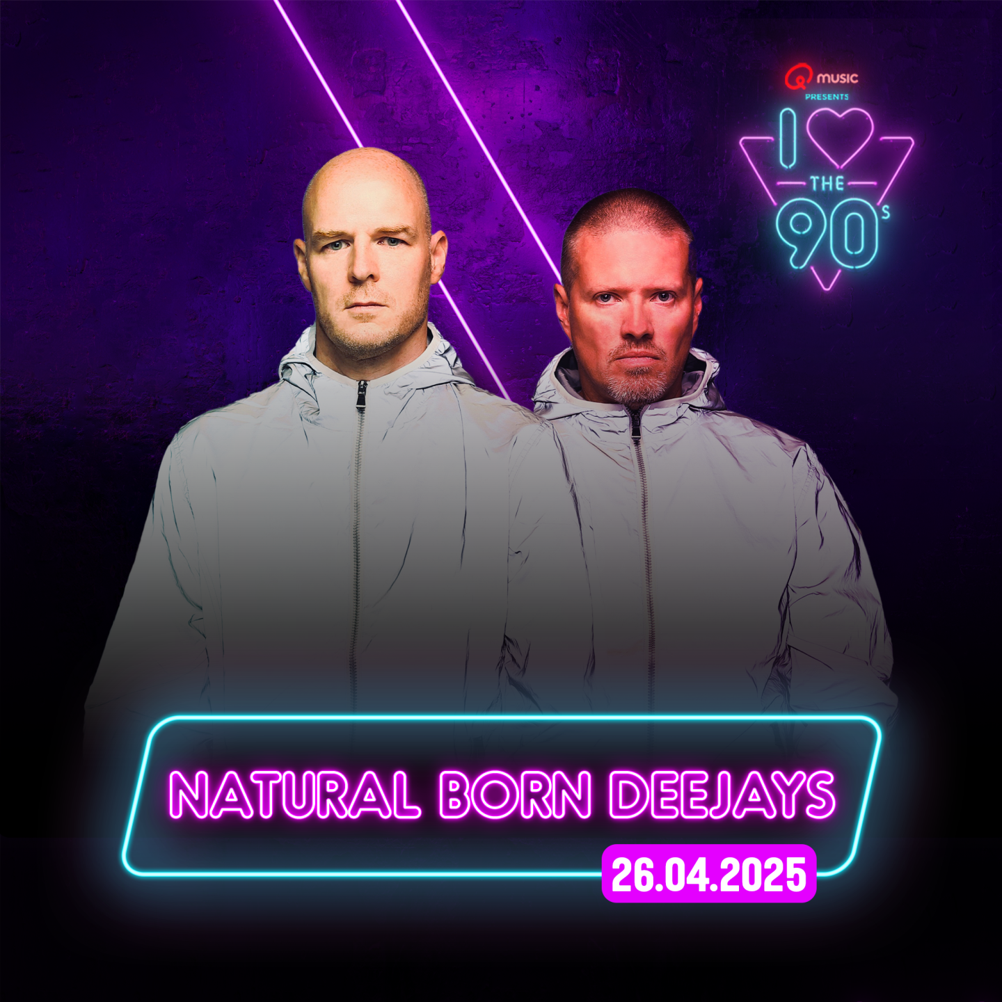 Natural Born Deejays are joining our 90s line-up! 🎶💥 Get ready for an unforgettable set filled with legendary dance anthems.
