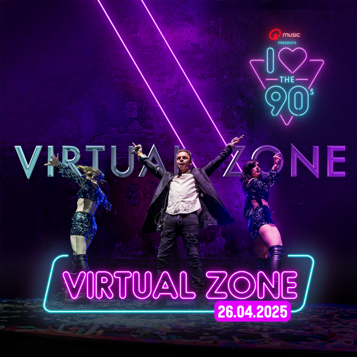 We keep the 90s beats coming, a new name has been added to our line-up!🤩 Virtual Zone is ready to bring those unforgettable 90s hits to the stage! 🕺