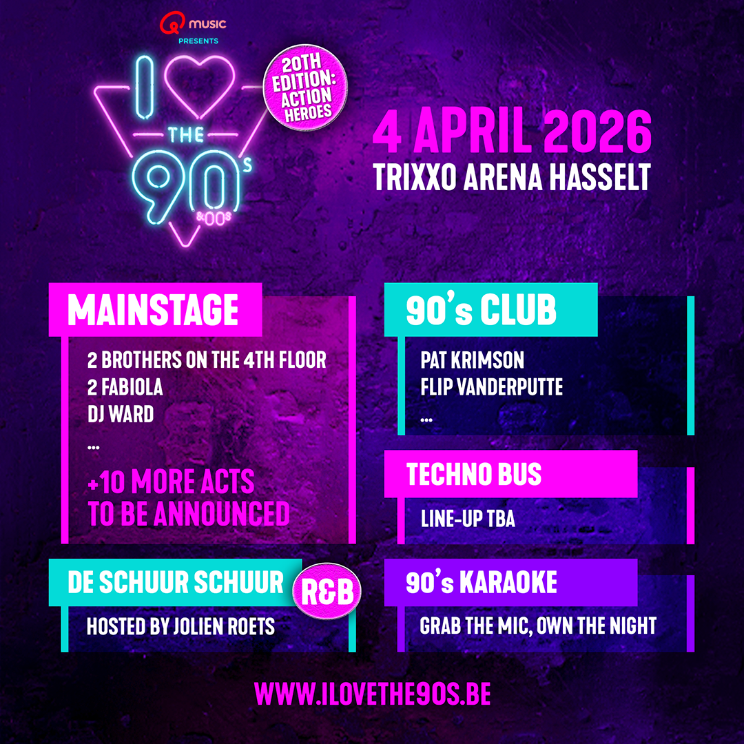 I love the 90's &ndash; The party pakt uit met heerlijke nieuwe stages en partyzones op jubileumeditie in Hasselt